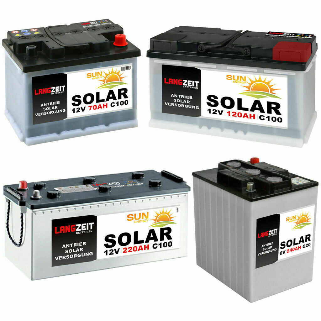 SOLIS Gel Batterie 80AH 12V Solar Boot Wohnmobil Schiff Versorgungs Mover  Akku (80AH 12V)